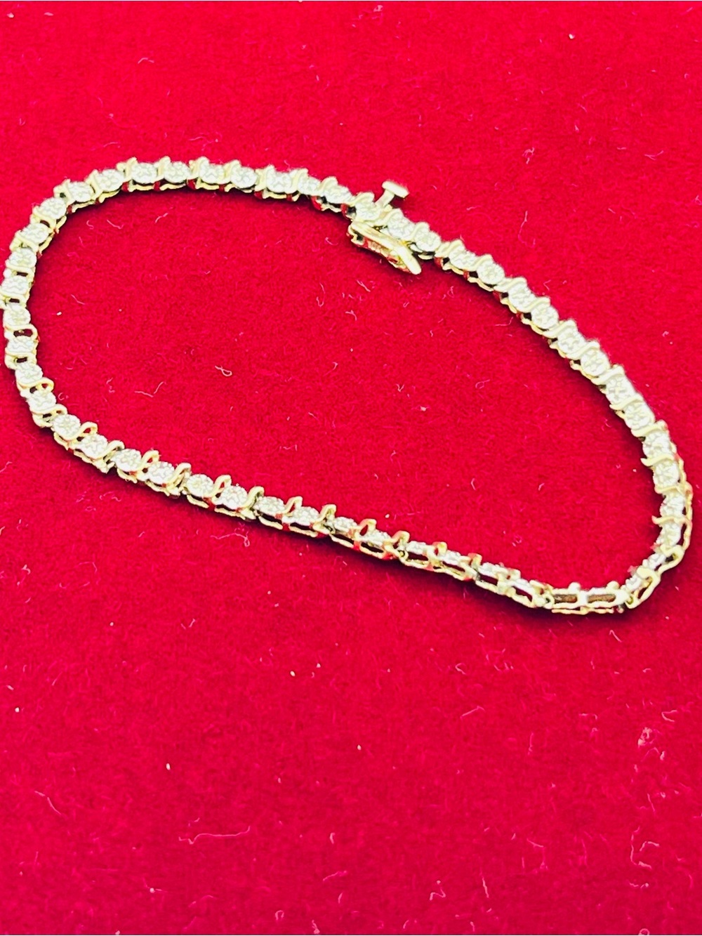 Gold Tennis Bracelet - Elegant Women's Bracelet 10k